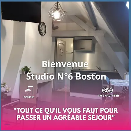 Studio N°6 Boston Conciergerie Leroy Apartment Boulogne-sur-Mer